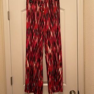 Multi-color wide leg pant